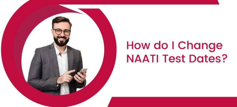 how to change naati test date