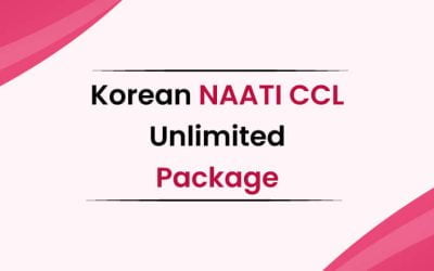 Korean NAATI CCL Unlimited Package