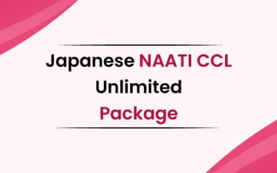 Japanese NAATI CCL Unlimited Package