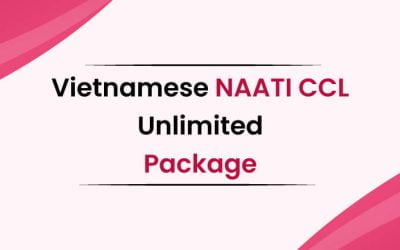 Vietnamese NAATI CCL Unlimited Package