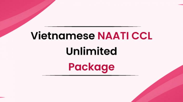 Vietnamese-NAATI-CCl-Unlimited-Package
