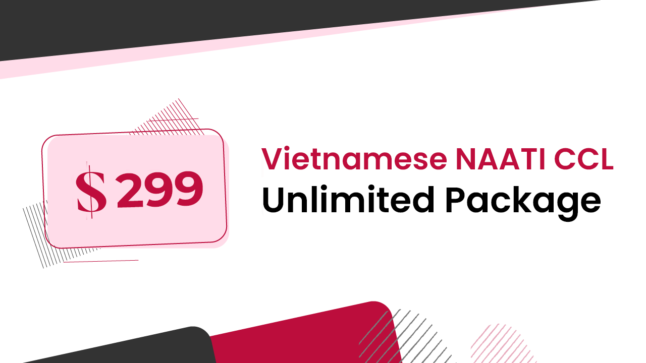 Vietnamese-NAATI-CCl-Unlimited-Package