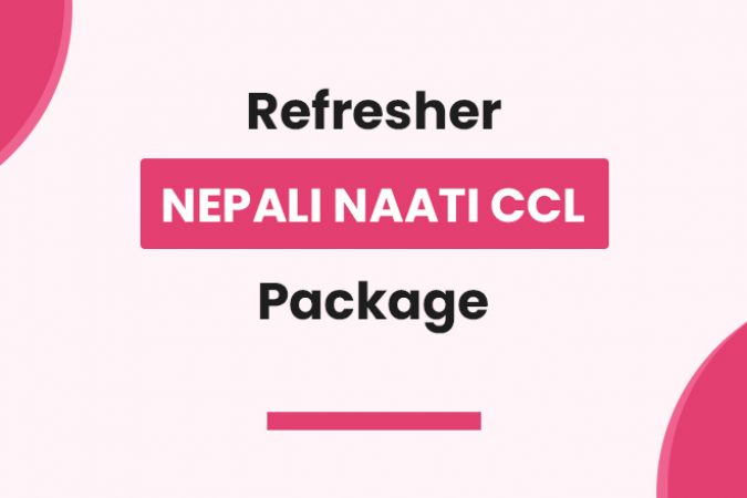 Refresher Nepali NAATI CCL Package