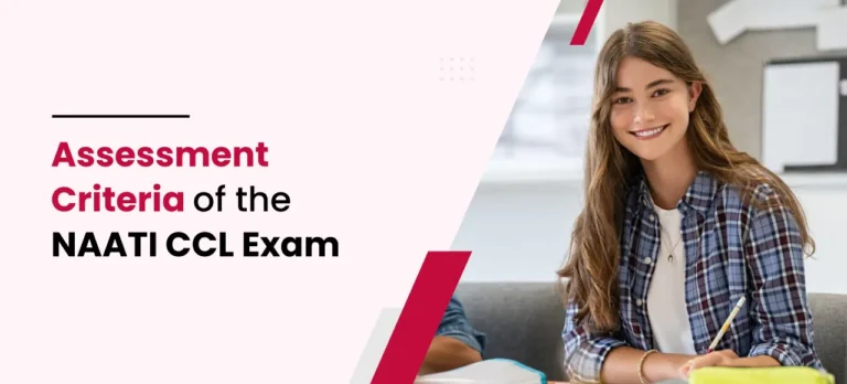Assessment Criteria of the NAATI CCL Exam