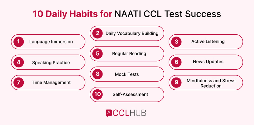 10 Daily Habits for NAATI CCL Test Success