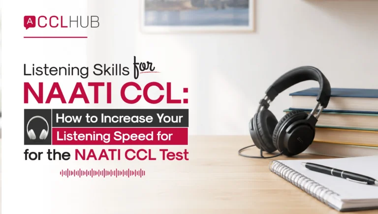 Listening Skills for NAATI CCL: How to Increase Your Listening Speed for the NAATI CCL Test