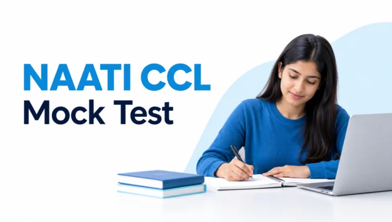 NAATI CCL Mock Test How to Analyse Your Practice Score